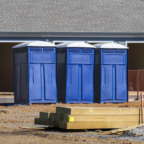 how often are the porta potties cleaned and serviced during a rental period in Ellsworth Ohio